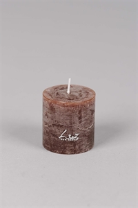 Rustic Zylinderkerze, 5cm x Ø50mm, chocolat Rustic Zylinderkerze, 5cm x Ø50mm, chocolat
