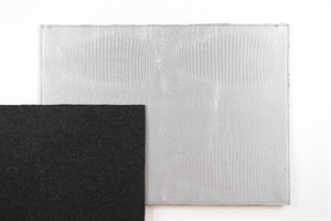 Placemat, 45x 33cm - Leather Look, silber* Placemat, 45x 33cm - Leather Look, silber*
