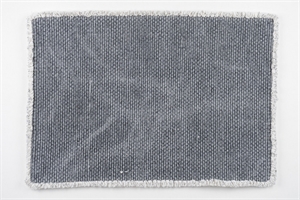 Tisch-Set, 48x 33cm aus Baumwolle, dunkelgrau* Tisch-Set, 48x 33cm aus Baumwolle, dunkelgrau*