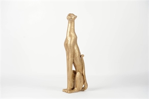 Gepard, L20x 13x H64cm, gold