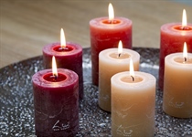 Rustic Zylinder Kerzen