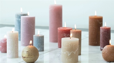 Outlet, Rustic Kerzen