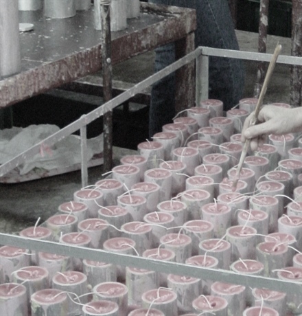 Kerzen Produktion