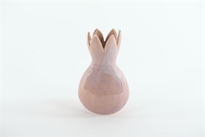 KeramikVase, Zwiebel Ø10.5x H17cm, lila
