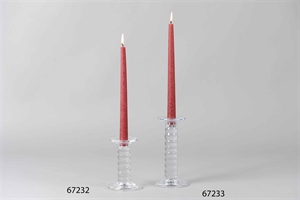 Kerzenständer, Billow Ø9.7x H14.1cm, glas