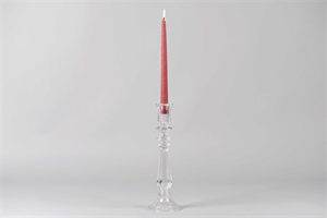 Kerzenständer, Queen Ø10x H32.7cm, klarglas