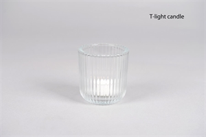 Votiv Windlicht, Glas Arruga Ø7.5x H7.8cm, klar