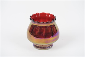 Windlicht, Glas Cute cup Ø14x H14cm, red