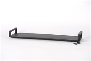 Untersetzer, Alu mit Griff - L65x H15cm, black