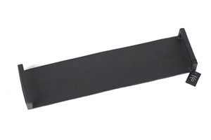 Untersetzer, Alu mit Griff - L60x H18cm, black
