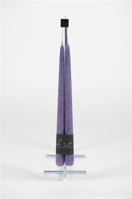 Velvet Tauchkerze, 30cm x 22mm - Paar, violett