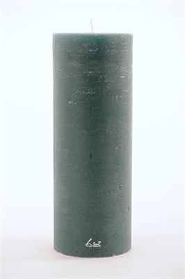 Rustic Zylinderkerze, 27cm x Ø100mm, atlantic deep