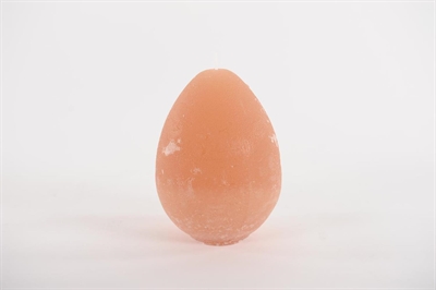 Eierkerze, 13cm x Ø95mm, peach nougat