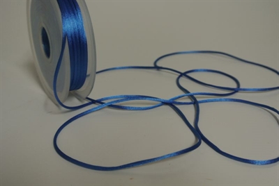 Band 25m/ 2mm, Seiden-Cord, königsblau