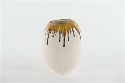 Blumentopf, Eggcellent Keramik Ø17x H21cm, beige