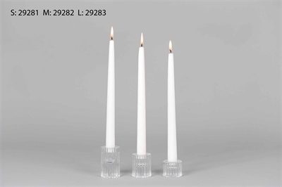 Kerzenständer, Ruffles Ø5x H4cm, glas