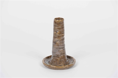 Kerzenständer, Keramik Kojot Ø10x H15cm, braun