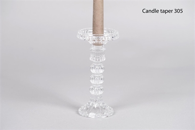 Kerzenständer, Comtesse Ø9.4x H19cm, glas