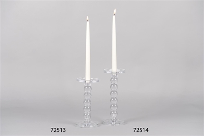 Kerzenständer, Pila di palline Ø10.8x H23cm, glas