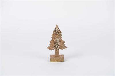Tannenbaum, Holz L11x 6.5x H20.5cm, sparkling pine