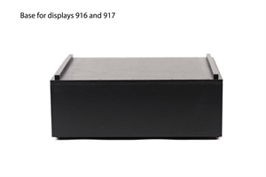 Sockel, zu Ständer - L41x T33x H7cm, black Sockel, zu Ständer - L41x T33x H7cm, black