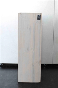 Säule, Holz B30x 30x H90cm, hellgrau Säule, Holz B30x 30x H90cm, hellgrau