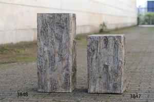 Säule, Woodgrain L31x 31x H50cm, zement