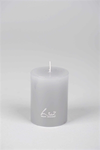 Kerze Classic, Uni - 8 x Ø 60mm, hellgrau Kerze Classic, Uni - 8 x Ø 60mm, hellgrau