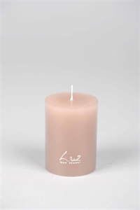 Kerze Classic, Uni - 8 x Ø 60mm, portobello Kerze Classic, Uni - 8 x Ø 60mm, portobello