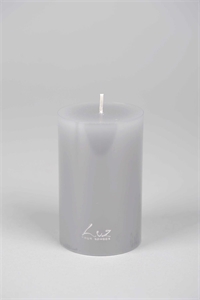 Kerze Classic, Uni - 12 x Ø 76mm, hellgrau Kerze Classic, Uni - 12 x Ø 76mm, hellgrau