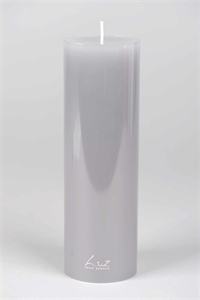 Kerze Classic, Uni - 24 x Ø 76mm, hellgrau Kerze Classic, Uni - 24 x Ø 76mm, hellgrau