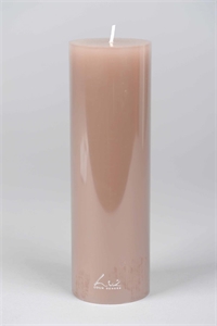 Kerze Classic, Uni - 24 x Ø 76mm, portobello Kerze Classic, Uni - 24 x Ø 76mm, portobello