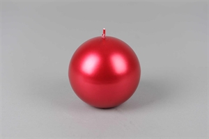 Metall Kugelkerze, 10cm x 100mm, rot Metall Kugelkerze, 10cm x 100mm, rot