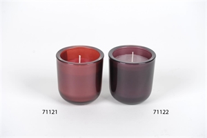 Duftkerze, im Glas Ø9x H9cm - Tender Touch, purple