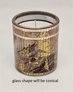 Duftkerzen-Glas, Bio H 9x Ø9.5cm, Velvet Desire Duftkerzen-Glas, Bio H 9x Ø9.5cm, Velvet Desire