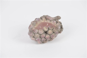KerzenTopf, Raisin H9.5x L19x Ø14cm, rot KerzenTopf, Raisin H9.5x L19x Ø14cm, rot