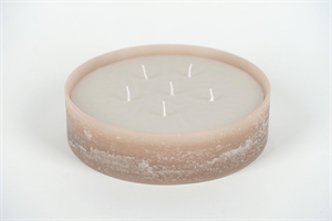 6-Docht Kerze im Topf, H6cm x Ø225mm, portobello 6-Docht Kerze im Topf, H6cm x Ø225mm, portobello