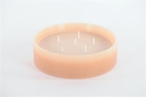 6-Docht Kerze im Topf, H6cm x Ø225mm, nougat 6-Docht Kerze im Topf, H6cm x Ø225mm, nougat