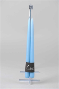 Tauchkerze, 30cm x 22mm - 1 Paar, capri blau* Tauchkerze, 30cm x 22mm - 1 Paar, capri blau*