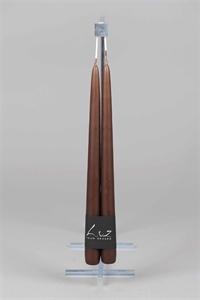 Tauchkerze, 30cm x 22mm - 1 Paar, mocca* Tauchkerze, 30cm x 22mm - 1 Paar, mocca*