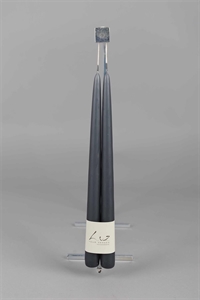 Tauchkerze, 40cm x 22mm - 1 Paar, basalt