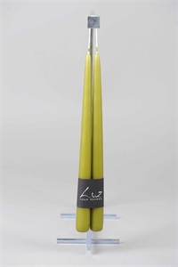 Tauchkerze, 40cm x 22mm - 1 Paar, scottish grün Tauchkerze, 40cm x 22mm - 1 Paar, scottish grün