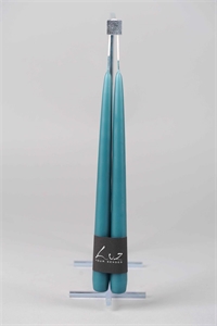 Tauchkerze, 40cm x 22mm - 1 Paar, petrol blau* Tauchkerze, 40cm x 22mm - 1 Paar, petrol blau*