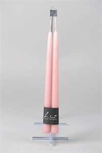 Tauchkerze, 40cm x 22mm - 1 Paar, taupe rosa Tauchkerze, 40cm x 22mm - 1 Paar, taupe rosa