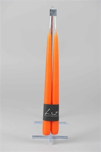 Tauchkerze, 40cm x 22mm - 1 Paar, orange Tauchkerze, 40cm x 22mm - 1 Paar, orange