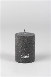 Velvet Zylinderkerze, 8cm x Ø60mm, beluga Velvet Zylinderkerze, 8cm x Ø60mm, beluga
