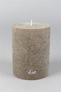 Velvet Zylinderkerze, 13cm x Ø100mm, taupe* Velvet Zylinderkerze, 13cm x Ø100mm, taupe*