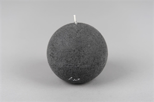 Velvet Kugelkerze, Ø60mm, beluga Velvet Kugelkerze, Ø60mm, beluga
