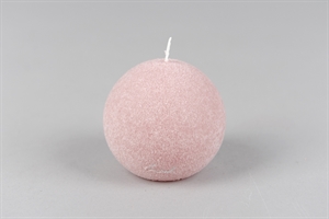 Velvet Kugelkerze, Ø60mm, altrosé* Velvet Kugelkerze, Ø60mm, altrosé*