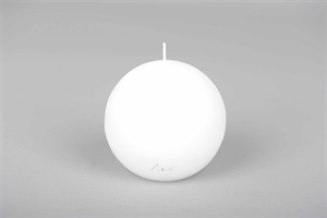 Velvet Kugelkerze, Ø100mm, weiss Velvet Kugelkerze, Ø100mm, weiss